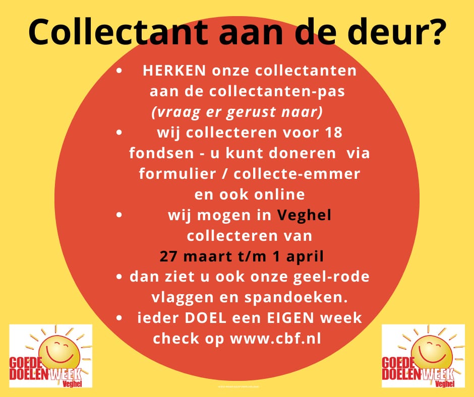 Collectant aan de deur